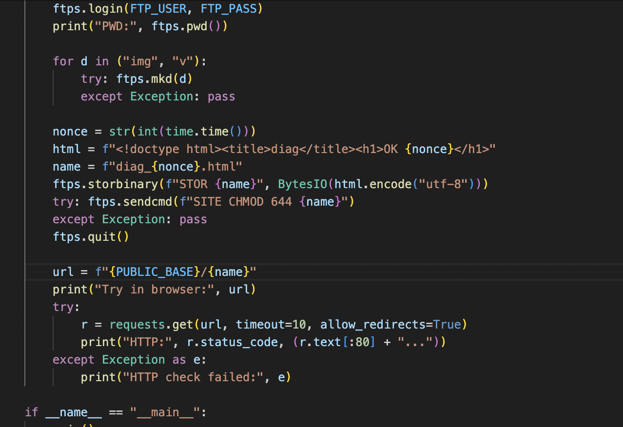 Code for one of Hububba's Projects